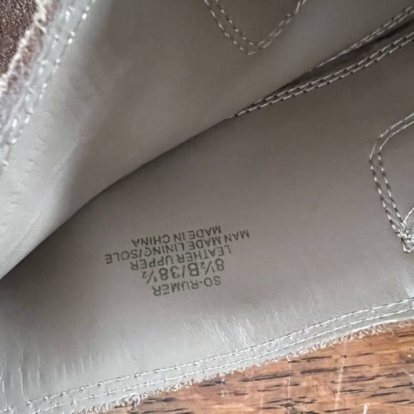 Genuine Suede Knee High Boots - Picture 7 of 7